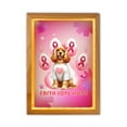 thumbnail image 1 of Faith Love Hope Cocker Spaniel Breast Cancer Awareness Survivor Acrylic Plaque with Wood Photo Frame Box Cockers Dog Lover Gifts Light Box - 02017, 1 of 5