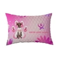 thumbnail image 1 of Faith Love Hope German Shorthaired Pointer Breast Cancer Awareness Survivor Quilt Pillowcase GSP Lover Dog Gift Throw Pillow Cover Bed Home Decor - 02017, 1 of 5