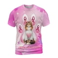 thumbnail image 1 of Faith Love Hope Maine Coon Breast Cancer Awareness Survivor All Over Print 3D Shirt Unisex Merch Cat Lover Kitten Owner Gifts - 02017, 1 of 6