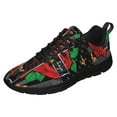 thumbnail image 1 of Faith Love Hope Roses American Flag Running Shoes Sneakers Mesh Black Size 7.5, 1 of 5