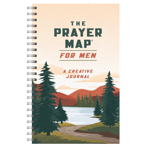 Faith Maps The Prayer Map for Men: A Creative Journal, (Spiral-Bound)