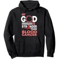 thumbnail image 1 of Faith My God Is Stronger Than Cancer Inspirational Hopeful Devotion Hoodie Shirt, up to size 5XL, 1 of 2