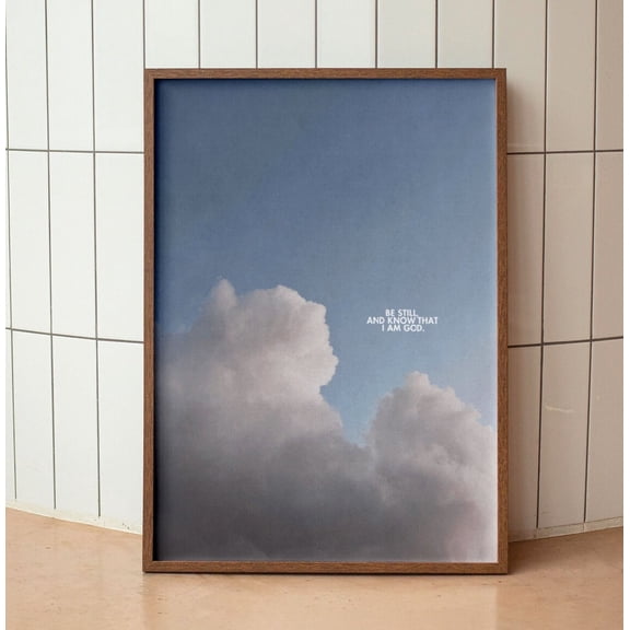 Faith Over Fear Balloon Letter Bubble Pop Hypebeast Art, Unframed Paper Poster 8x10in