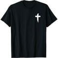 thumbnail image 1 of Faith Over Fear Bible Verse Christian Front and Back Print T-Shirt Shirts, 1 of 4