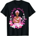 thumbnail image 1 of Faith Over Fear Breast Cancer Awareness African American T-Shirt Tee, 1 of 4