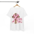 thumbnail image 1 of Faith Over Fear Breast Cancer Awareness Supporters T Shirt ID-0629-EO69, 1 of 4