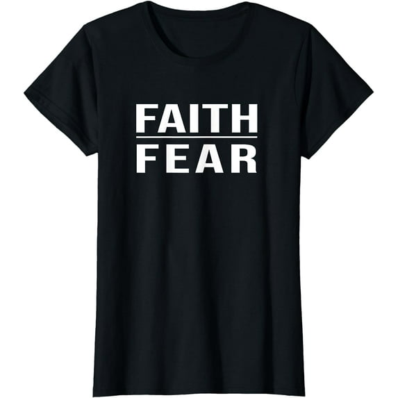 Faith Over Fear Christian Shirts for Men Faith Based Gift T-Shirt