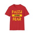 thumbnail image 1 of Faith Over Fear Christian T-Shirt | Unisex Softstyle | 2 Timothy 1:7, 1 of 3