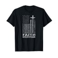 thumbnail image 1 of Faith Over Fear Cool Christian Flag Cross for Men Women Kids Short Sleeve T-Shirt, 1 of 5