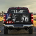thumbnail image 1 of Faith Over Fear God Jesus Truck Tailgate Decal Sticker Wrap - 66x26 in, 1 of 6