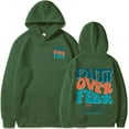 thumbnail image 1 of Faith Over Fear Hoodie Christian Jesus Bible Verse Sweatshirts Religious Faith Hoodies, 1 of 4