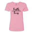 thumbnail image 1 of Faith Over Fear Ladies Short Sleeve T-shirt-Light Pink-xxxl, 1 of 4