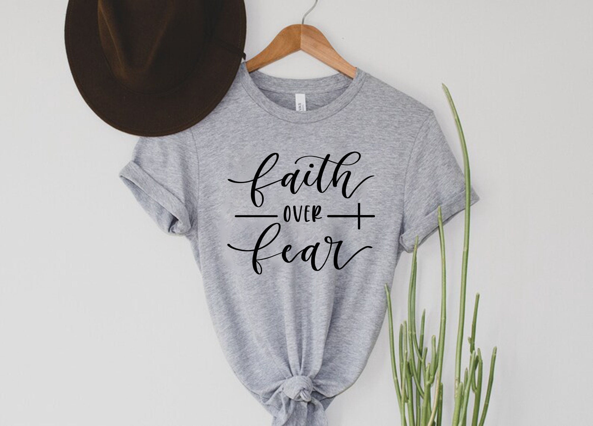 Faith Over Fear Shirt, Christian Shirts, Faith Shirt, Religious Shirt ...