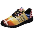 thumbnail image 1 of Faith Over Fear Shoes Sneakers for Women Men Black Size 13, 1 of 7