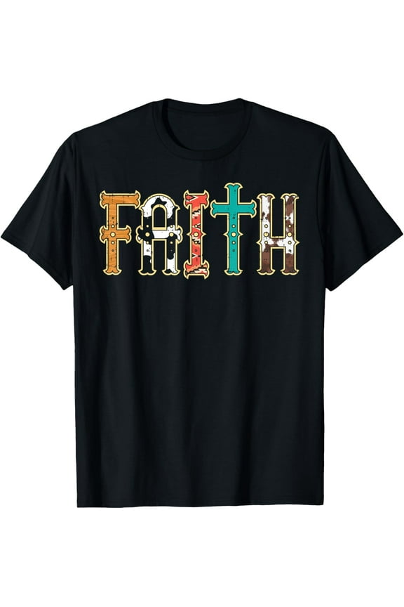 t-shirt Faith Patterns God Jesus Religious Christian Men Women Kids T-Shirt mens,black,women,funny,men,journey,Crew Neck, Short Sleeve,printing
