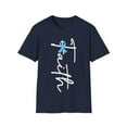 thumbnail image 1 of Faith Prostate Cancer Awareness Month Blue Ribbon TShirt, 1 of 4