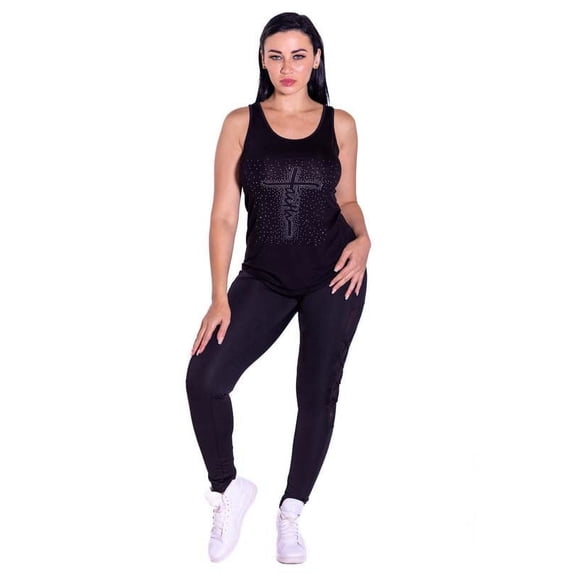 Faith Rhinestoned Tank Top