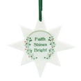thumbnail image 1 of Faith Shines Bright Star Ceramic Ornament, 1 of 5