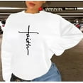 thumbnail image 1 of Faith Sweatshirt (White), 1 of 1
