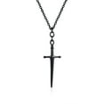 thumbnail image 1 of Faith Sword Cross Necklace for Men Women Stainless Steel Pendant Jewelry, 1 of 6