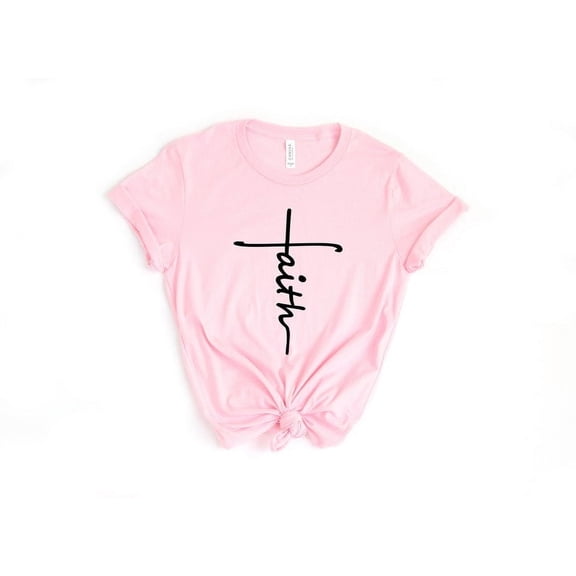 Faith T-Shirt, Christ, Christian Shirt, Faith Shirt, Vertical Cross, Cross, Faith Cross, Religious Shirt, Church, Disciple, Love, Grace, Faith