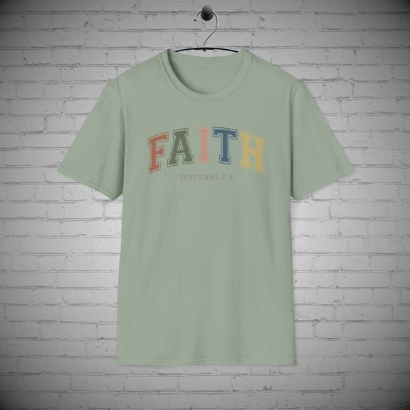 Faith T-Short, Religious tee, Faith-based tee, Spiritual tee, Christian tee