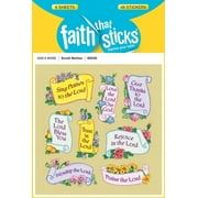 Faith That Sticks Stickers Scroll Mottos Other