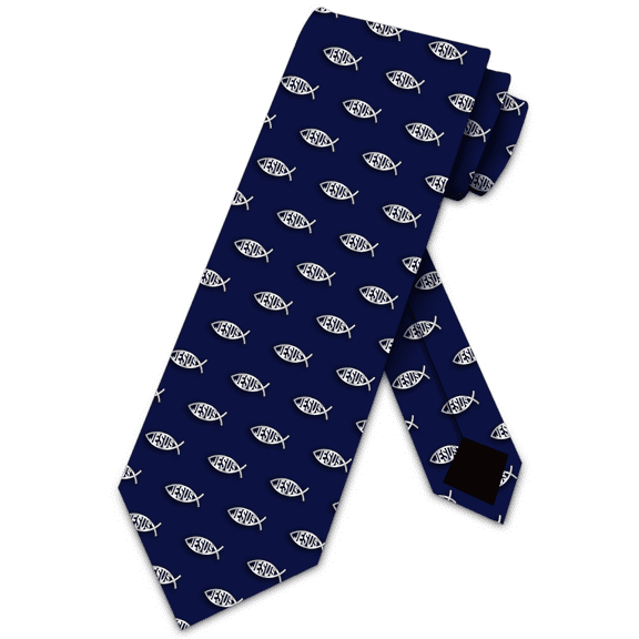 Faith Ties Christian Necktie Religious Church Tie Jesus Necktie by Three Rooker