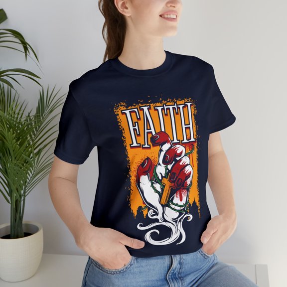 Faith Unisex Jersey Short Sleeve Bella Canvas Tee