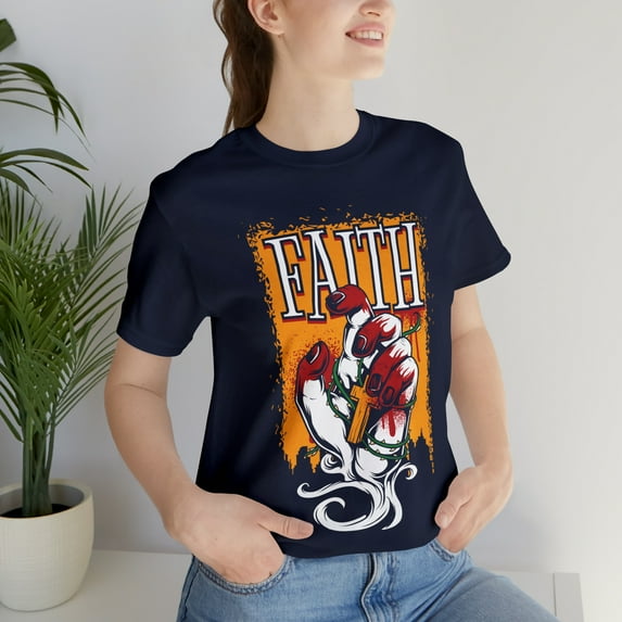 Faith Unisex Jersey Short Sleeve Bella Canvas Tee