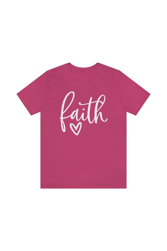 Faith Unisex Jersey Short Sleeve Tee
