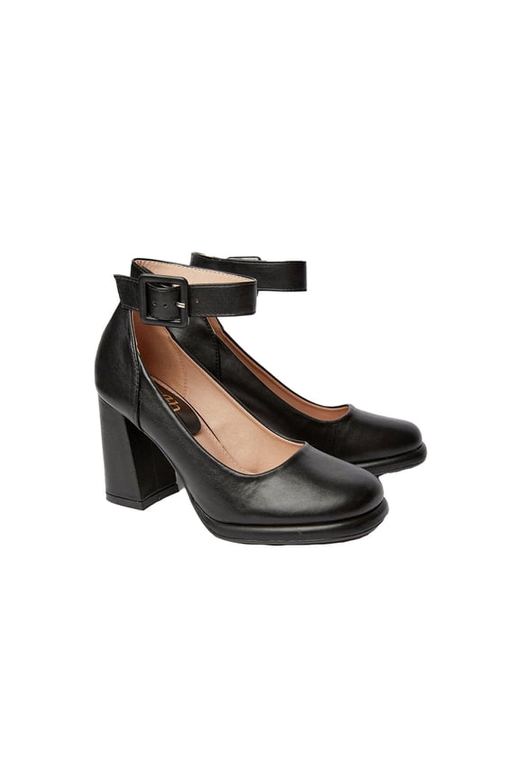 Womens Celine High Block Heel Court Shoes