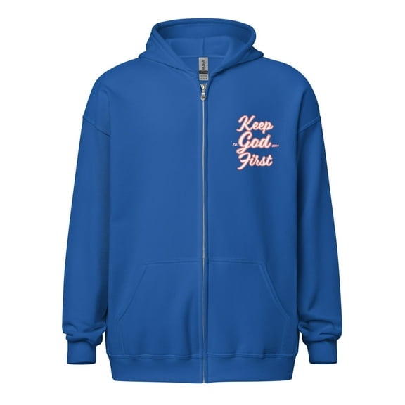 Faith based apparel Unisex heavy blend zip hoodie