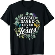 Faith in Bloom: John 3:16 Floral Butterfly Tee - Wear Your Belief with Grace and Style!