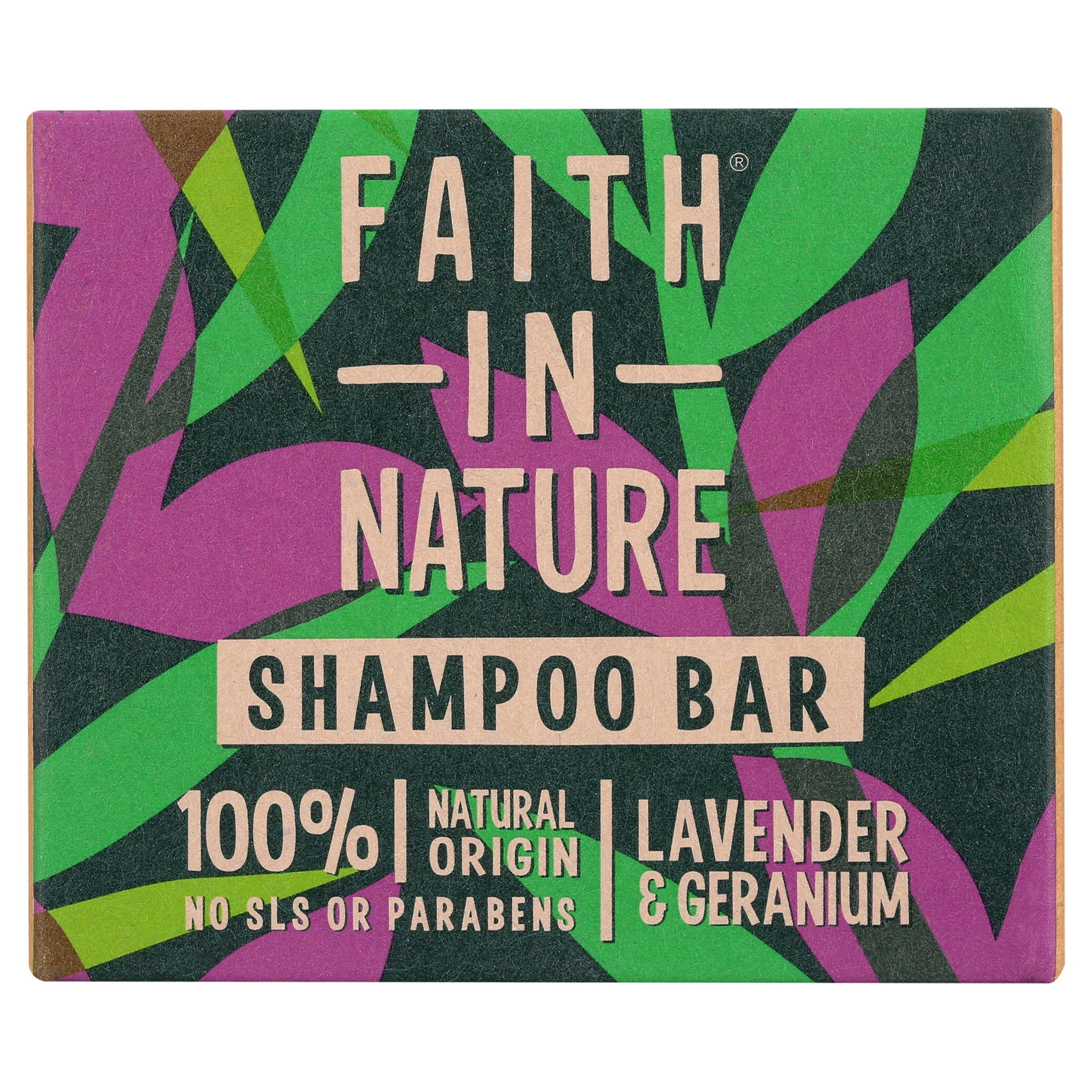 Faith in Nature LAVENDER & GERANIUM SHAMPOO BAR 85g