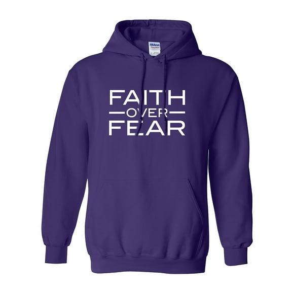 Faith over Fear Adult Hooded Sweatshirt