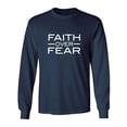 thumbnail image 1 of Faith over Fear Adult Long Sleeve T-shirt, 1 of 3