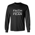 thumbnail image 1 of Faith over Fear Adult Long Sleeve T-shirt, 1 of 3