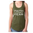 thumbnail image 1 of Faith over Fear Racerback Tank, 1 of 3
