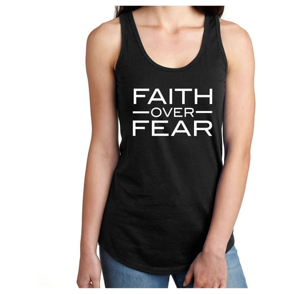 Faith over Fear Racerback Tank
