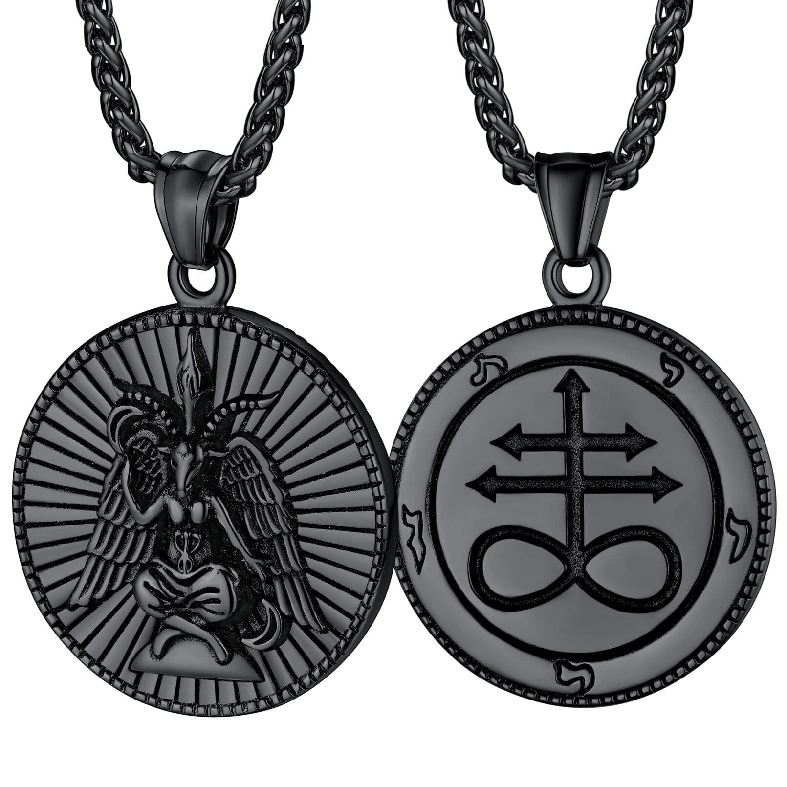 Gothic Necklace Seal Sigil Talisman Amulet Pendant Woman Man 