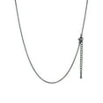 thumbnail image 1 of FaithHeart Black Chain Necklace for Women Stainless Steel 1.4mm Thin Rolo Cable Chain for Pendant Jewelry Gifts for Mom Mothers Day 24 Inch, 1 of 10