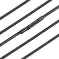 thumbnail image 1 of FaithHeart Black Snake Chain Necklace for Women Men Sturdy Waterproof Stainless Steel Replacement Rope Italian Chain for Pendant Father Birthday Jewelry Gift 2MM 16 Inches, 1 of 13