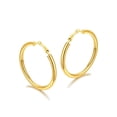 thumbnail image 1 of FaithHeart Chunky Hoop Earrings for Women Gold Plated Stainless Steel 5mm Thick Hollow Tube Hoops Lightweight Earring for Sensitive Ears Simple Jewelry Gifts for Mom Mothers Day 60mm, 1 of 8