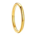 thumbnail image 1 of FaithHeart Classic Plain Ring for Women Men Stainless Steel Band Rings 2mm Width Polished Gold Plated Wedding Band Jewelry Gift for Daughter Mom Mothers Day, 1 of 9