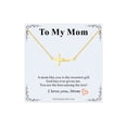 thumbnail image 1 of FaithHeart Cross Necklace for Women Gold Plated Stainless Steel Dainty Horizontal Faith Pendant Necklaces with Message Card To My Mom Christian Mothers Day Birthday Gifts, 1 of 8