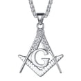 thumbnail image 1 of FaithHeart Masonic Necklace for Men, Freemason Compass Symbol Stainless Steel Free and Accepted Masons Pendant Jewelry Gifts for Boyfriend Valentine's Day, 1 of 9