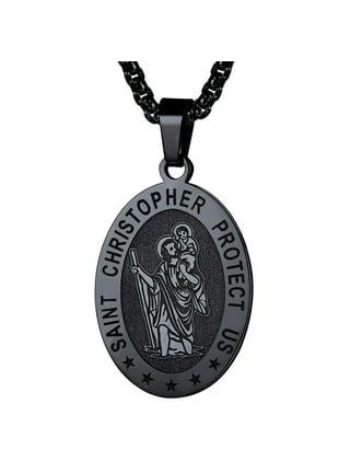 Saint christopher necklace on sale walmart