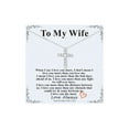 thumbnail image 1 of FaithHeart Silver Cross Necklace for Women with Gift Card, Stainless Steel Shiny Diamond Christian Faith Pendant Necklaces for Wife, Birthday Christmas Valentines Day Anniversary Jewelry Gift, 1 of 8