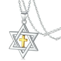 Star Of David Jewish Necklace-Sterling Silver Pendant For Women-The ...
